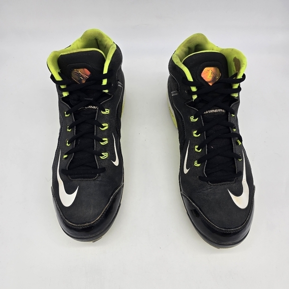 Nike Shoes Men 12 Air Diamond MVP Pro Metal Baseball Cleats Black 616258-017